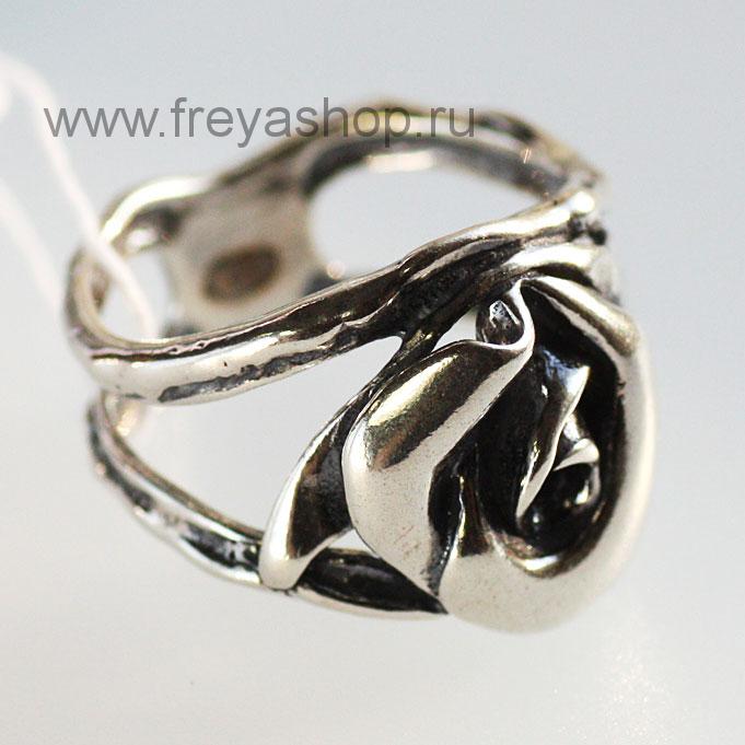 Кольцо-роза, серебро 925, Израиль